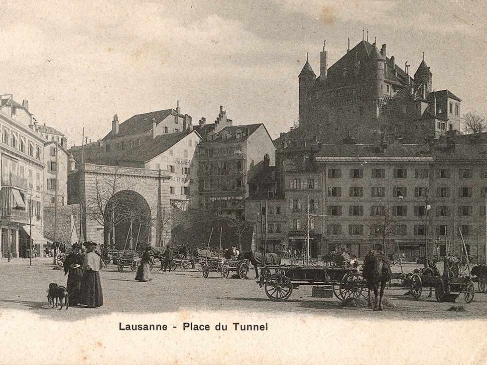 &copy; Anonyme, carte postale © Musée historique de Lausanne (MHL)