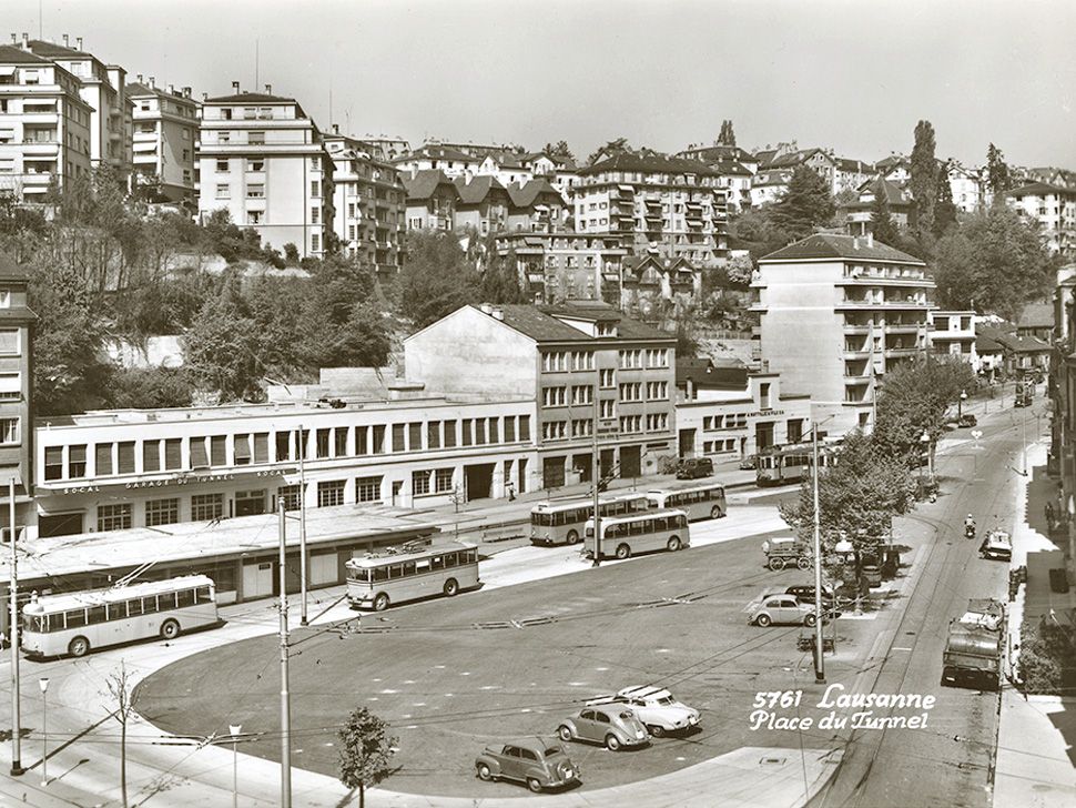 &copy; Anonyme, carte postale © Musée historique de Lausanne (MHL)